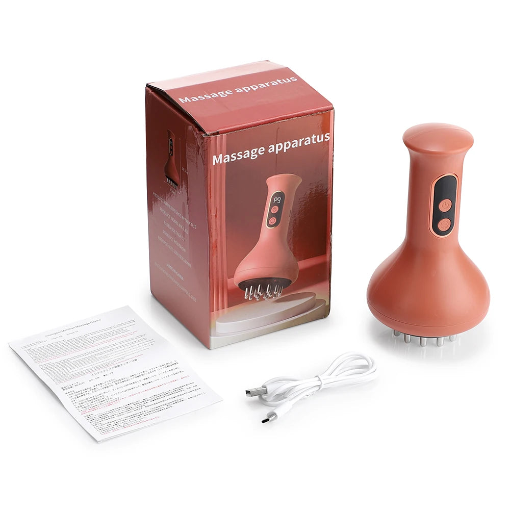 Electric Cupping & Meridian Massager with Heat Therapy & Vibration