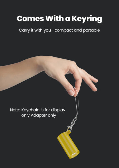 Mini Type-C Portable Keychain LED Flashlight – Compact & Powerful