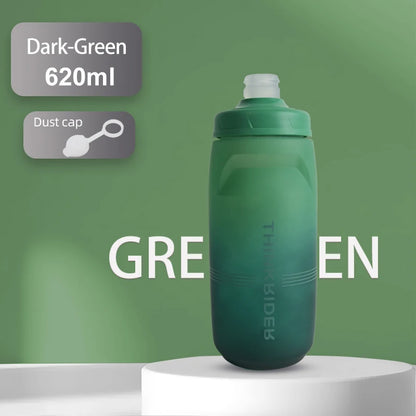 ThinkRider Sports Water Bottle - Leak-Proof Squeeze Bottle for Cycling & MTB