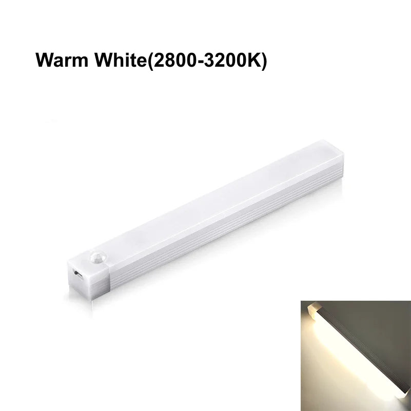 Rechargeable LED Motion Sensor Cabinet Light - Wireless Under Counter & Wardrobe Light - 16