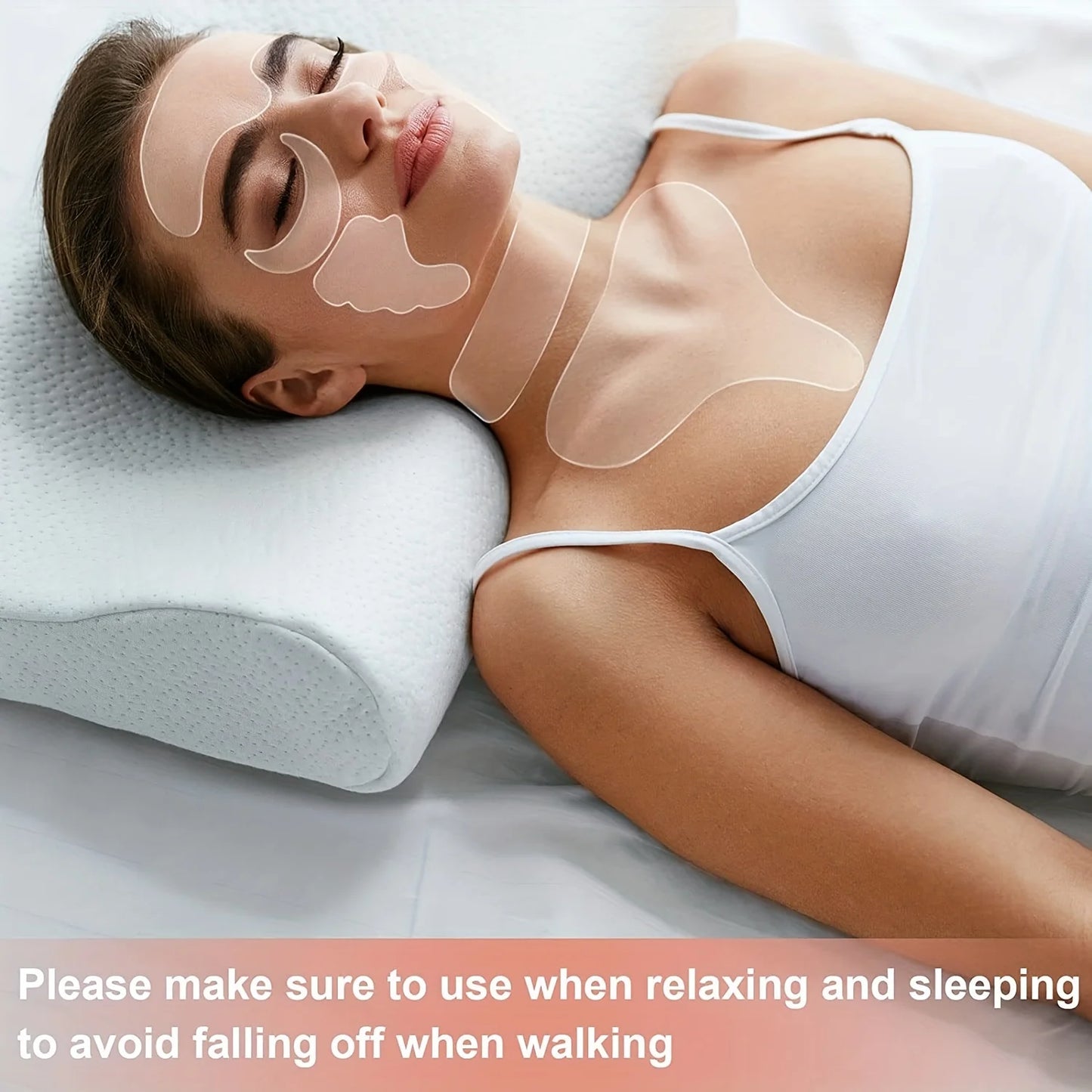 Reusable Silicone Neck Wrinkle Patches for Smoothing & Anti-Aging