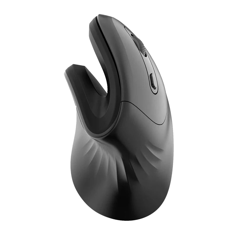 Ergonomic Vertical Wireless Mouse - Silent 6-Button Optical Office Mouse - 2