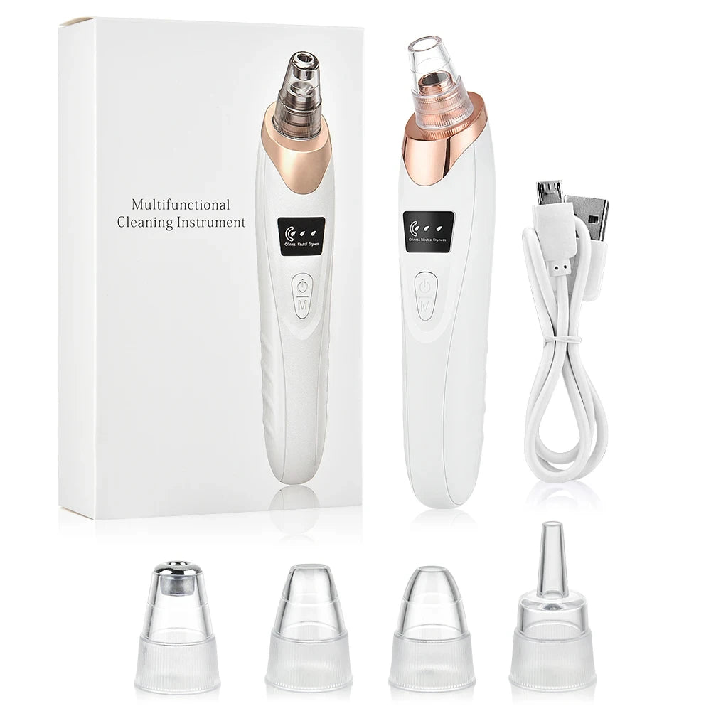 Electric Blackhead Remover & Pore Vacuum Deep Cleansing Device
