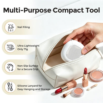 Double-Sided Nano Glass Crystal Hair Remover and Exfoliating Skin Tool