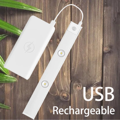 Ultra-Thin Motion Sensor LED Cabinet Light - Rechargeable Closet & Kitchen Under Counter Lamp