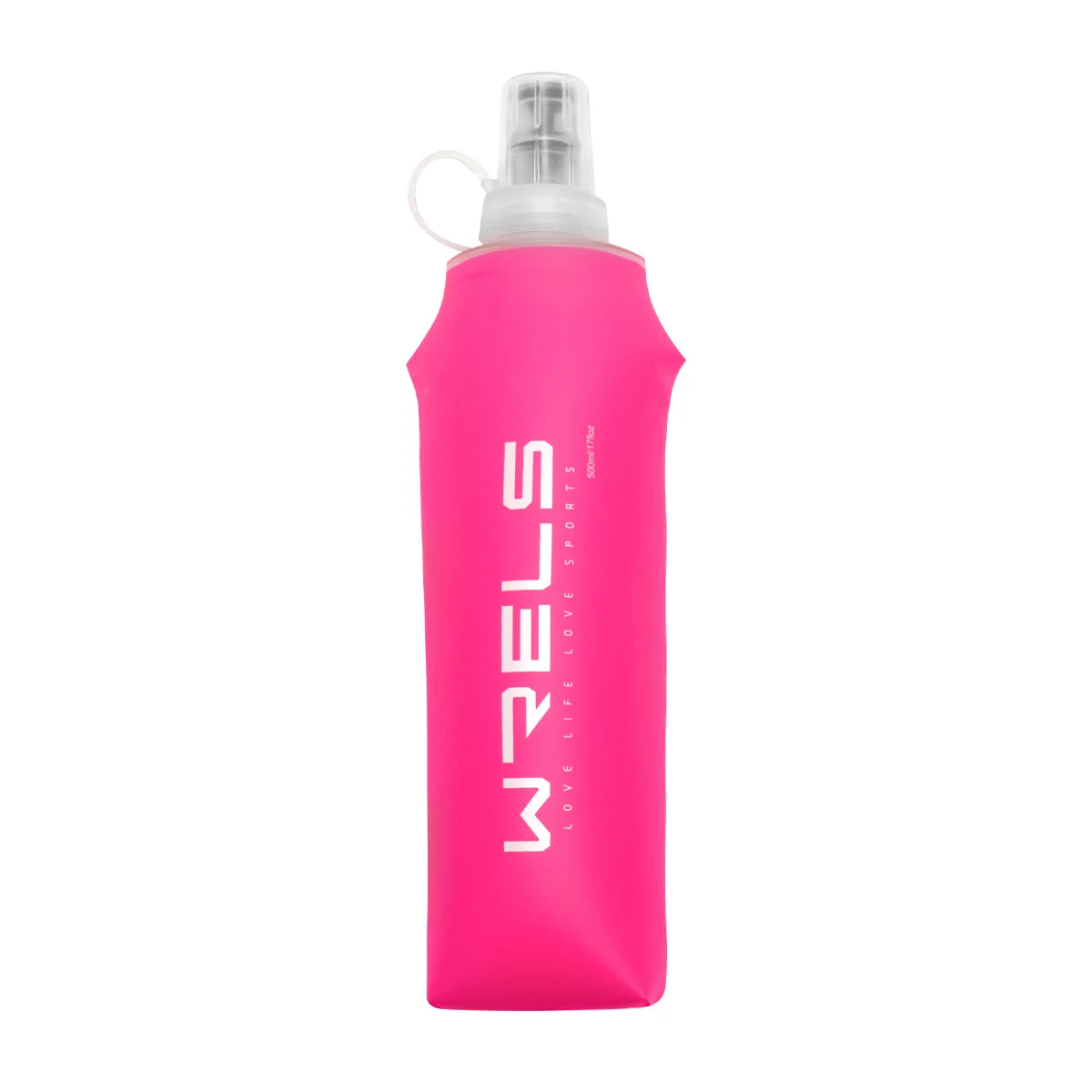 Collapsible Soft Water Bottle - BPA-Free Silicone Flask for Running & Hiking