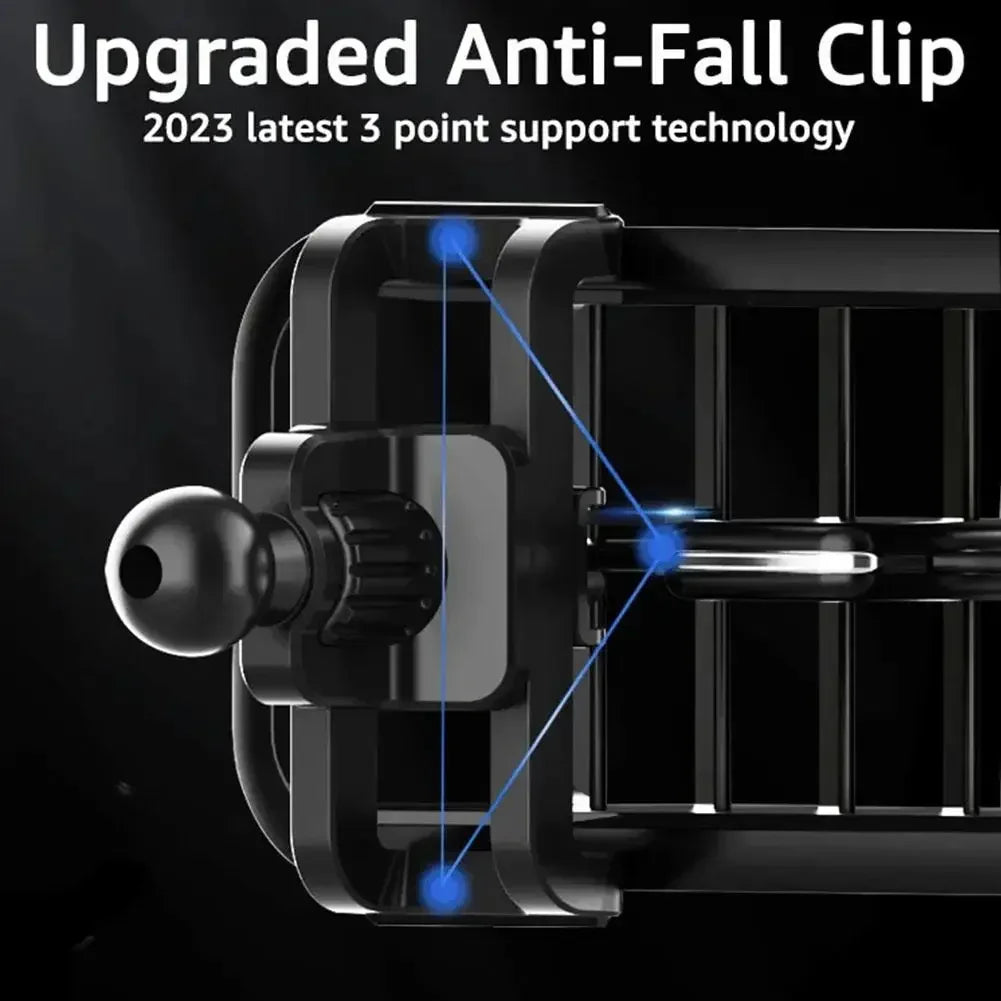 Universal 17mm Ball Head Car Air Vent Phone Holder Mount Clip - 6