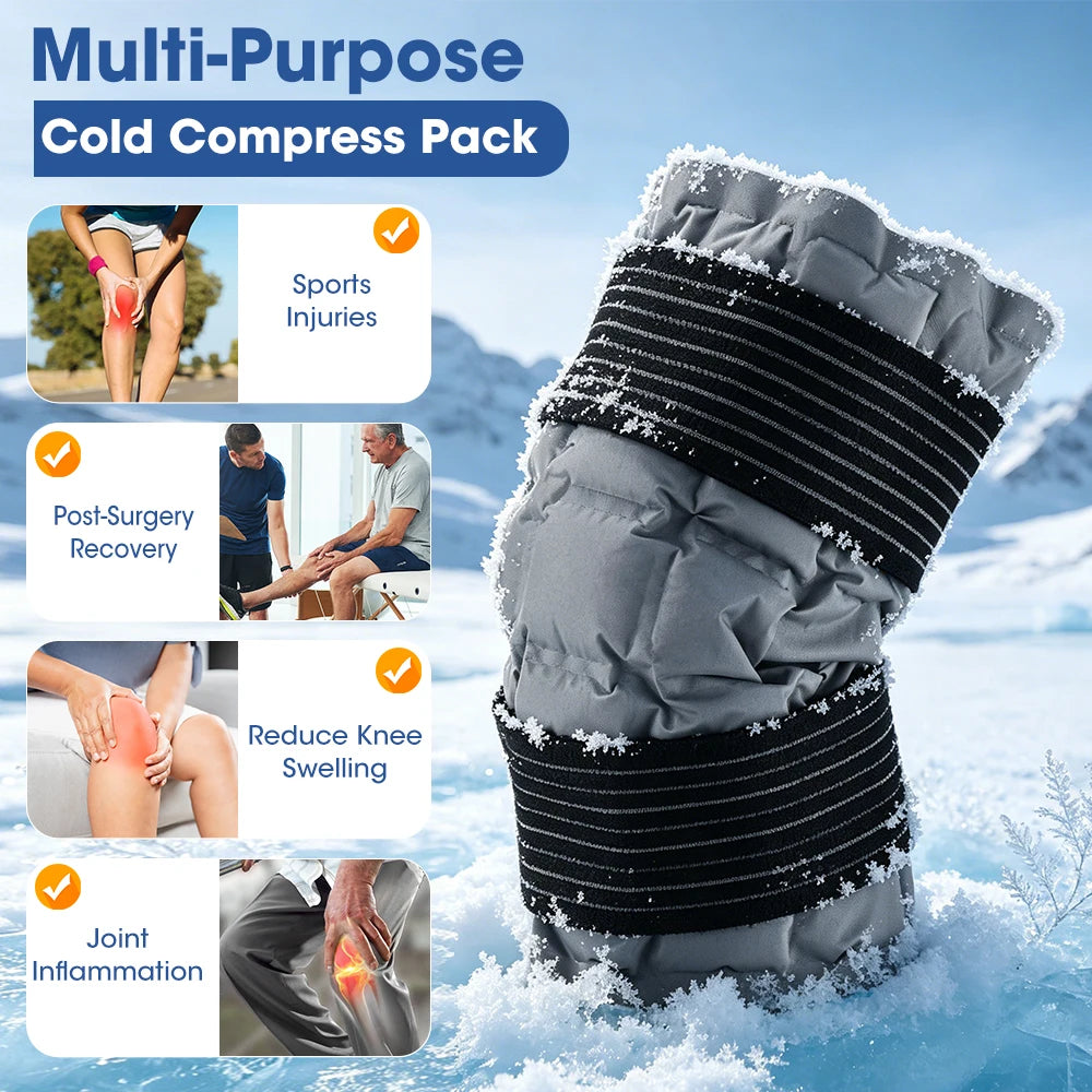 Dual-Action Hot & Cold Therapy Knee Wrap for Pain Relief and Recovery