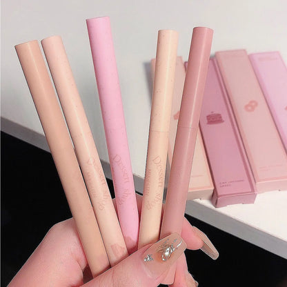 Waterproof Matte Lip Liner Pencil - Long-Lasting Automatic Shaping Pen