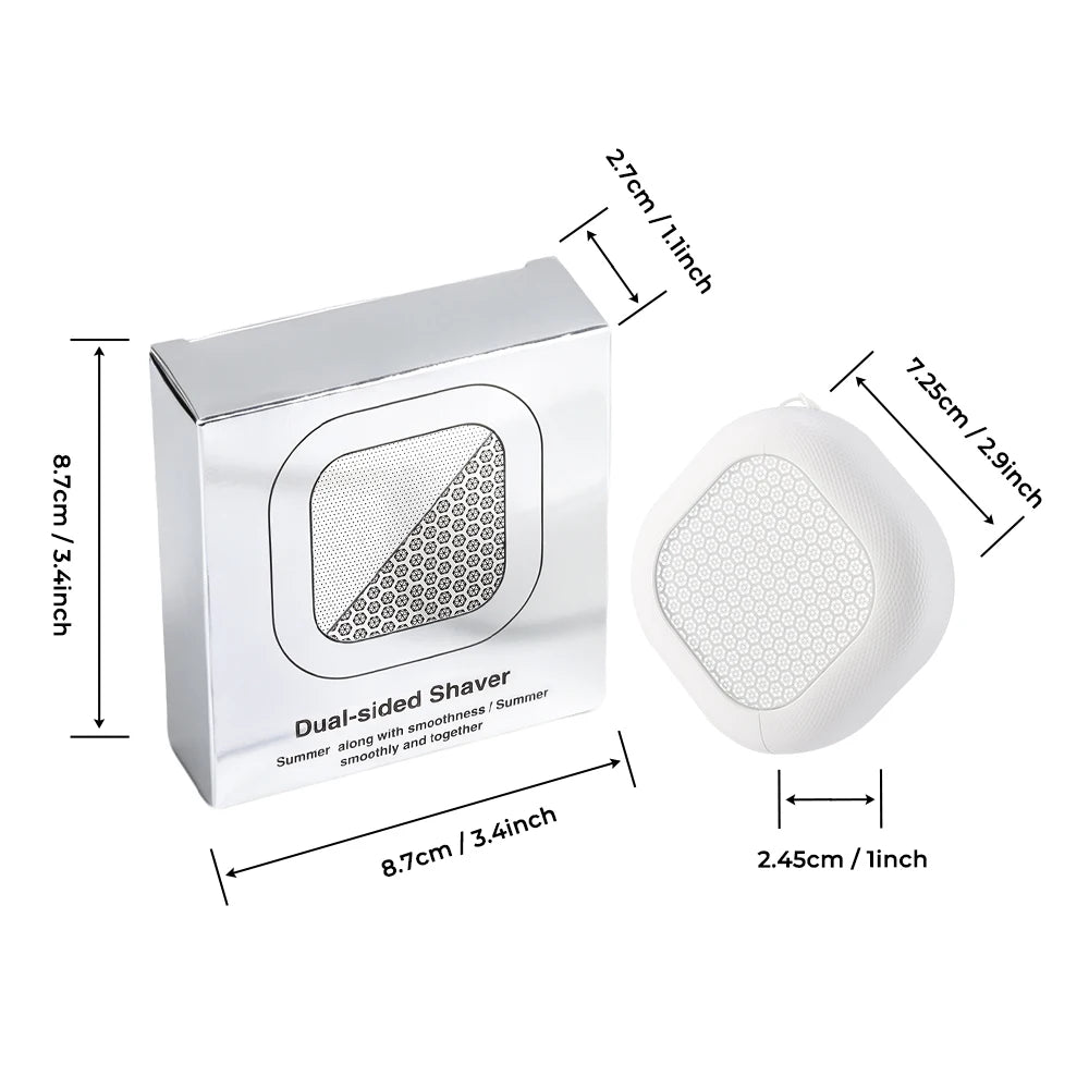 Double-Sided Nano Glass Crystal Hair Remover and Exfoliating Skin Tool - 14