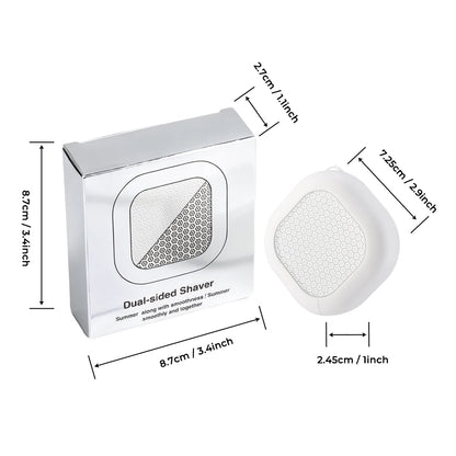 Double-Sided Nano Glass Crystal Hair Remover and Exfoliating Skin Tool