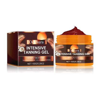 Intensive Tanning Gel - Natural Sunless Bronzer & Skin Hydrating Accelerator