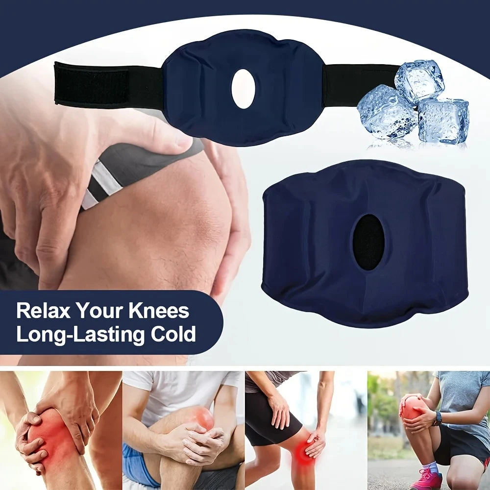 Flexible Gel Ice Pack Knee Sleeve for Hot & Cold Therapy