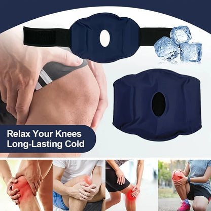 Flexible Gel Ice Pack Knee Sleeve for Hot & Cold Therapy