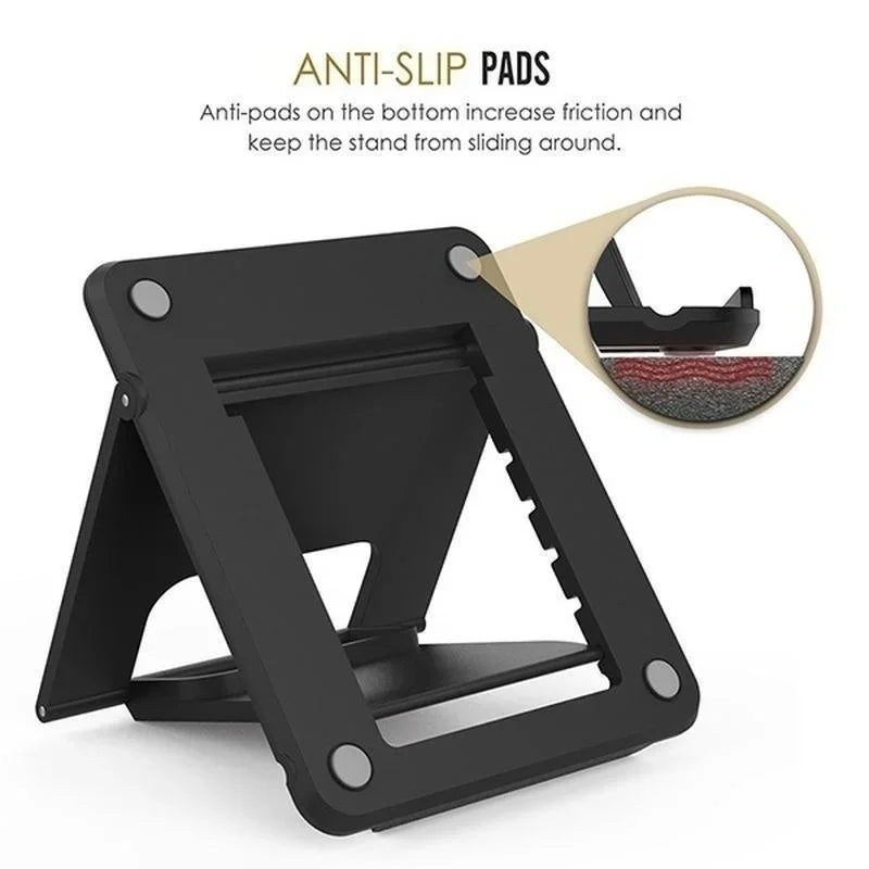 Foldable Cell Phone & Tablet Desk Stand - Universal Adjustable Holder - 2