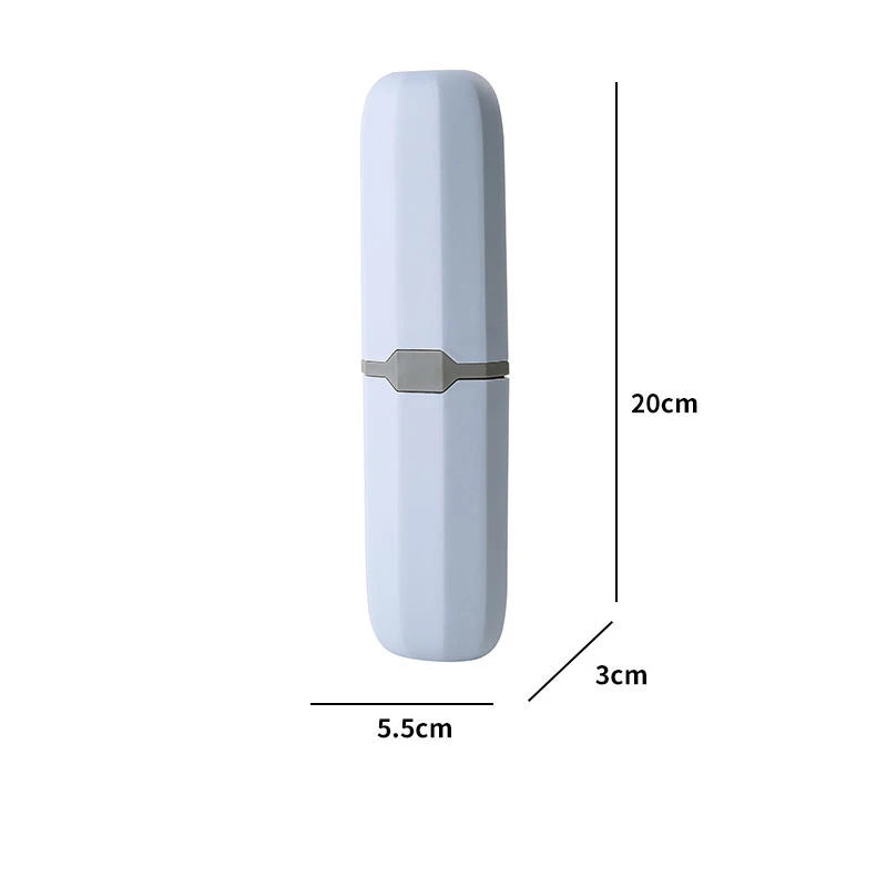 Portable Travel Toothbrush & Toothpaste Holder Case - Eco-Friendly Storage - 27