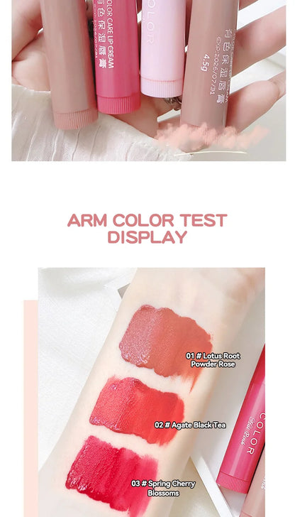 3-Piece Tinted Moisturizing Lip Balm Set – Hydrating & Anti-Chapping Care