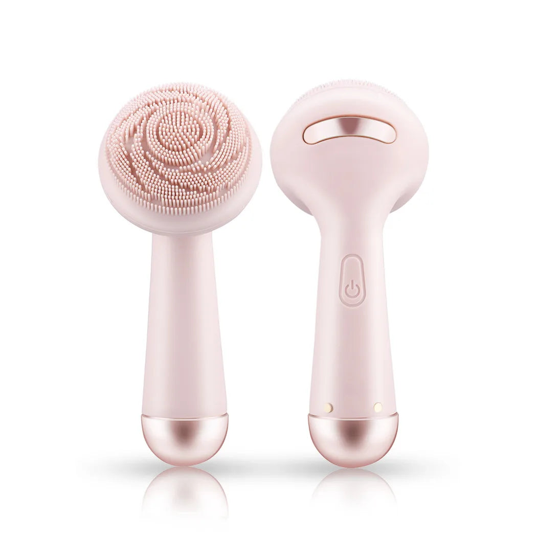 4-in-1 Electric Silicone Facial Cleansing Brush & Massage Roller