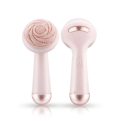 4-in-1 Electric Silicone Facial Cleansing Brush & Massage Roller