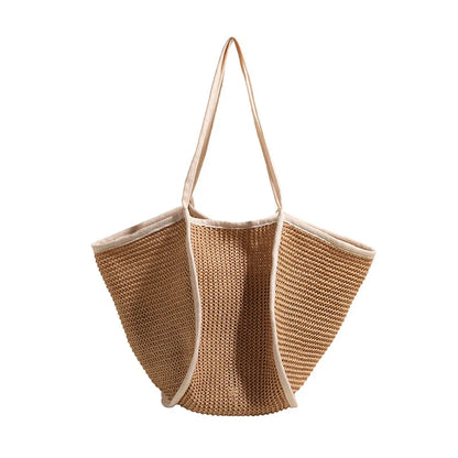 Luxury Bohemian Straw Tote