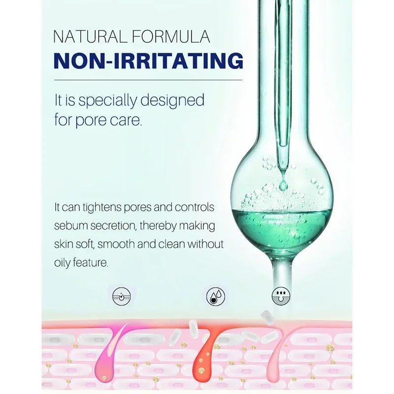 Pore Minimizing Facial Serum - Deep Pore Cleansing & Skin Tightening Treatment