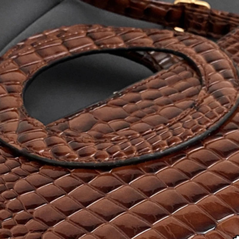 Luxury Crocodile Pattern Tote