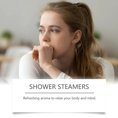 Aromatherapy Shower Steamers Set for Home Spa Relaxation and Stress Relief