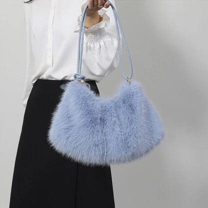 Luxury Plush Faux Fur Tote
