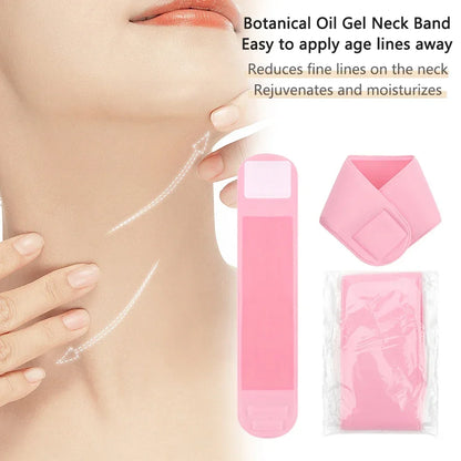 Silicone Moisturizing Neck Wrap – Anti-Wrinkle Reusable Gel Spa Neck Mask