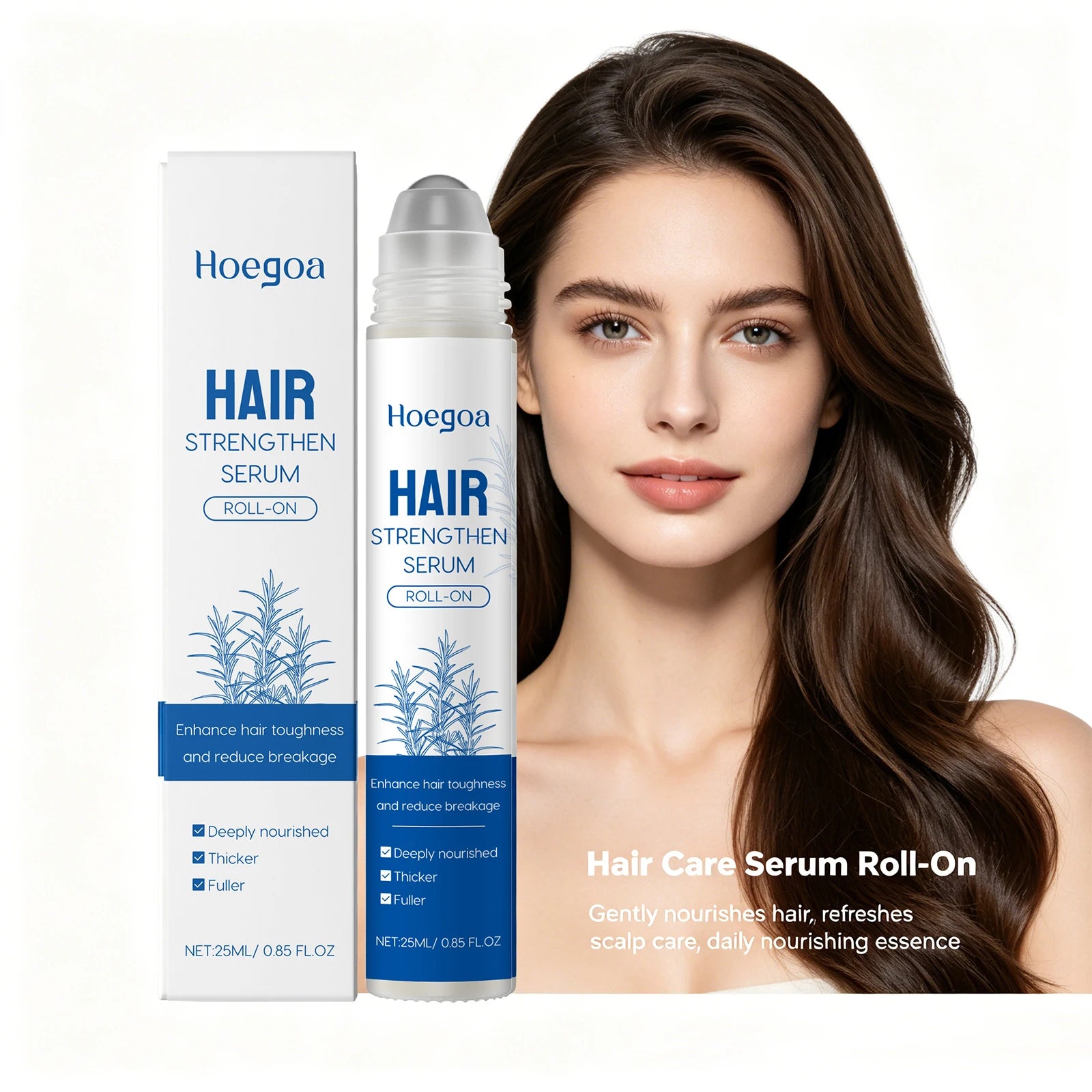 Rosemary Hair Growth Serum Roll-On for Scalp & Hair Strength - 5