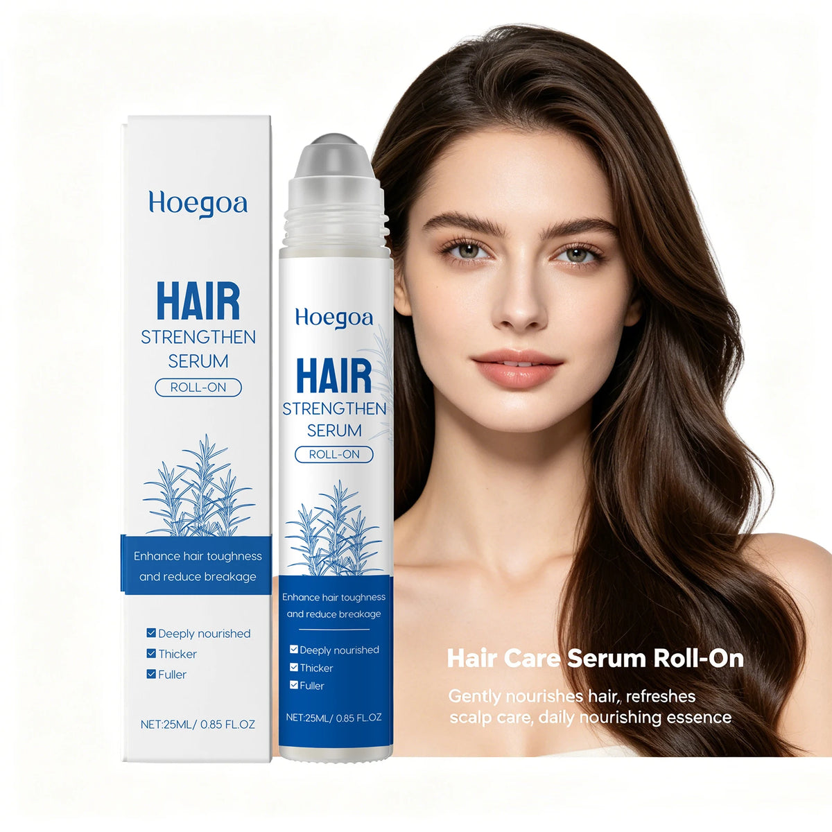 Rosemary Hair Growth Serum Roll-On for Scalp & Hair Strength