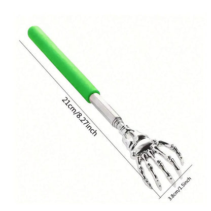 Telescopic Stainless Steel Back Scratcher - Portable Extendable Massager