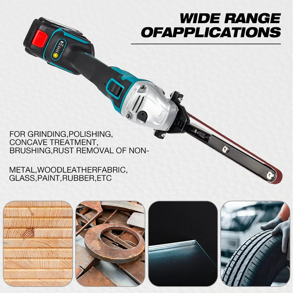 Angle Grinder to Belt Sander Adapter - Sanding Belt Attachment for Wood & Metal
