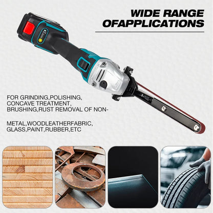 Angle Grinder to Belt Sander Adapter - Sanding Belt Attachment for Wood & Metal