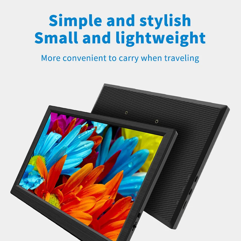 11.6" Portable IPS Monitor - Full HD Laptop Second Screen for Gaming & Work