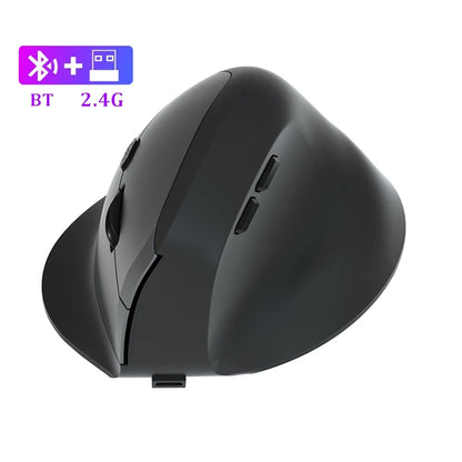 Wireless Ergonomic Vertical Mouse - Silent 6-Button Optical Gaming Mouse