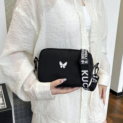 Luxury Quilted Nylon Crossbody Bag