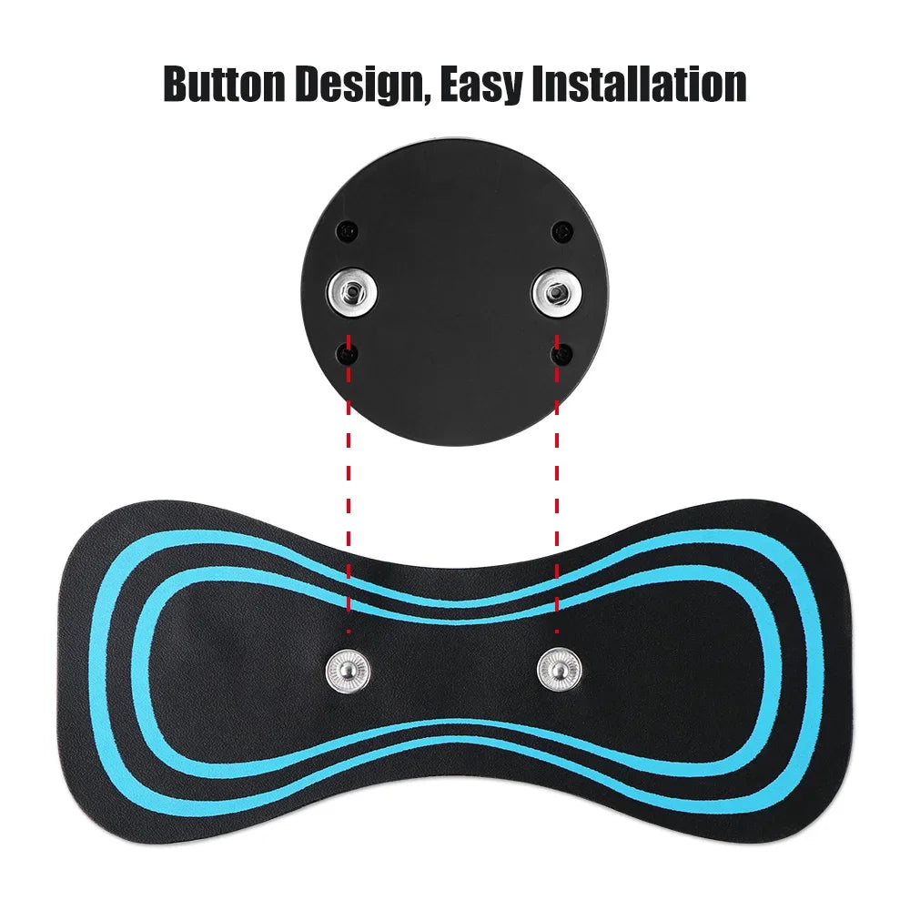 Mini EMS Neck & Body Massager - Portable TENS Muscle Stimulator