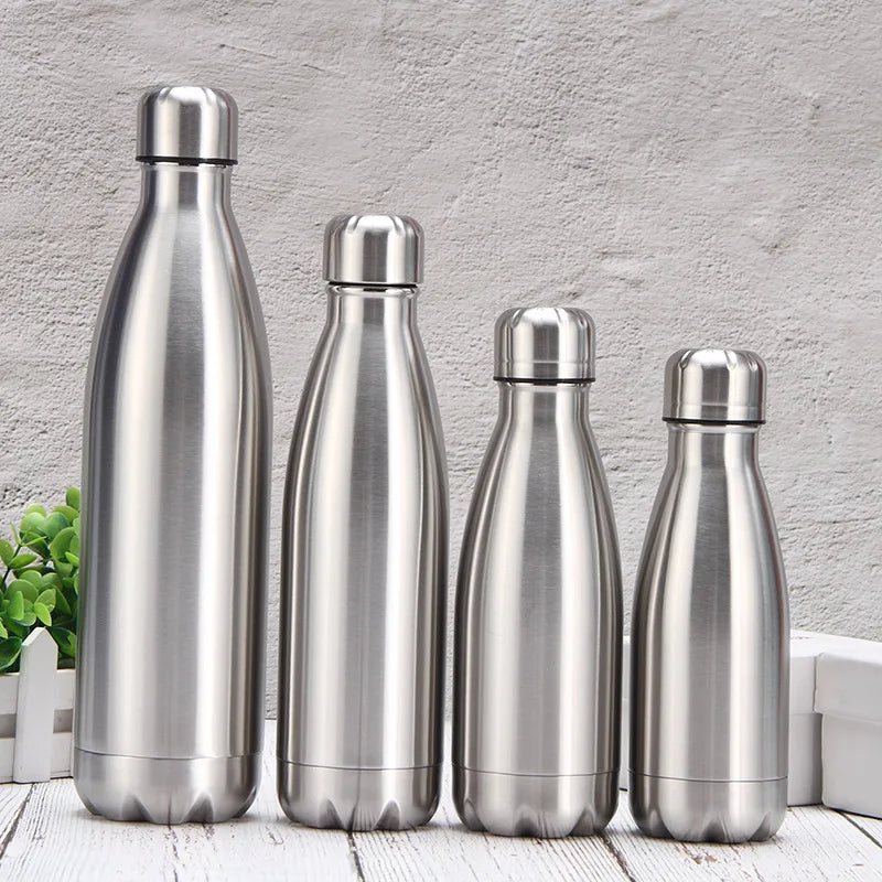 Premium Stainless Steel Reusable Water Bottle - Leak-Proof Sports Flask - 2