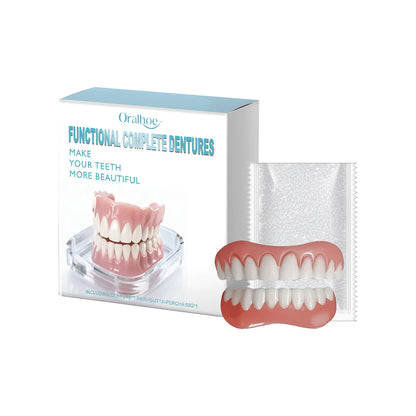 Instant Cosmetic Denture Kit – Temporary Smile Improvement & Natural Teeth Veneers
