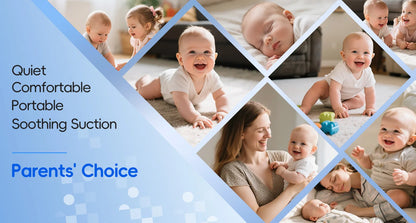 Electric Baby Nasal Aspirator - Safe & Gentle Automatic Nose Cleaner