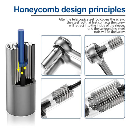 3-Piece Universal Socket Wrench & Adjustable Hex Sleeve Multi-Drill Attachment Set