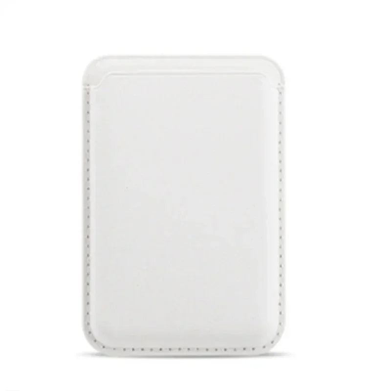 Magnetic Leather Wallet Case for iPhone & Samsung - Slim Card Holder Cover