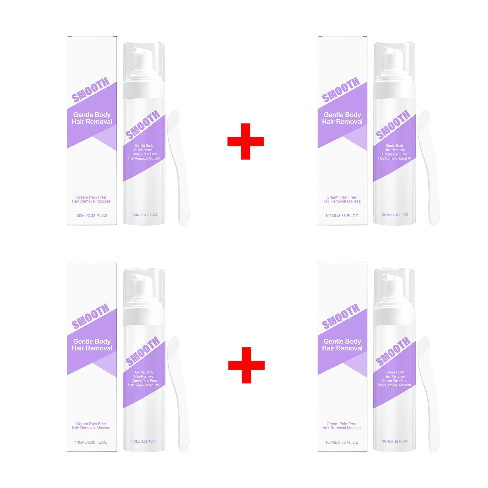 Painless Hair Removal Mousse Spray for Smooth Skin - Gentle Depilatory Foam - 14