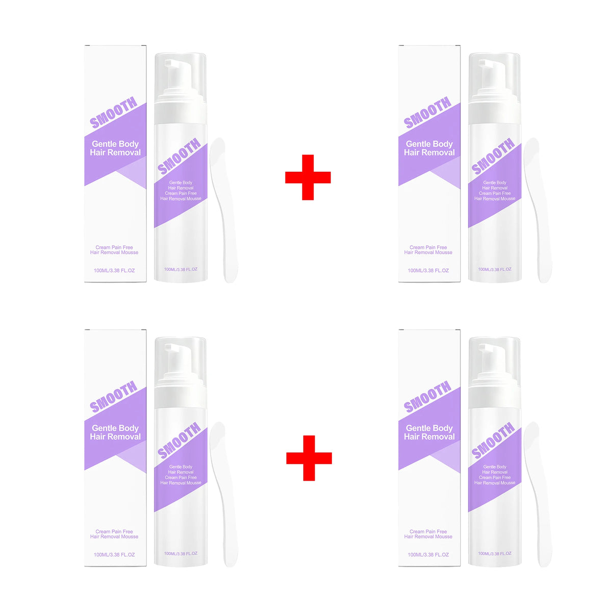 Painless Hair Removal Mousse Spray for Smooth Skin - Gentle Depilatory Foam