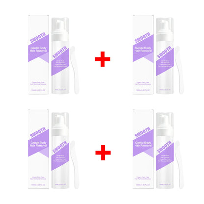 Painless Hair Removal Mousse Spray for Smooth Skin - Gentle Depilatory Foam