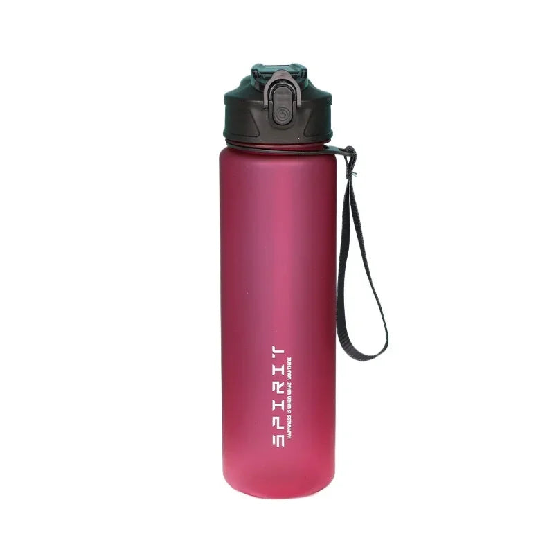 Motivational 750ml Sports Water Bottle - Leak-Proof & Portable Fitness Cup