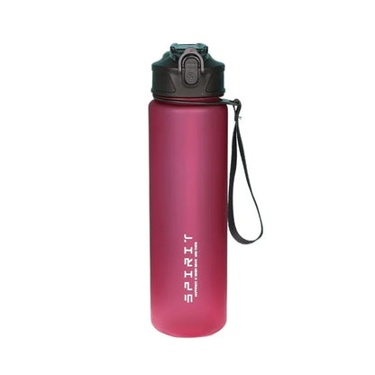 Motivational 750ml Sports Water Bottle - Leak-Proof & Portable Fitness Cup