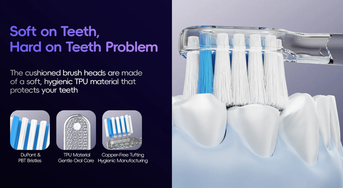 Portable Oral Irrigator & Electric Toothbrush Set for Deep Teeth Cleaning