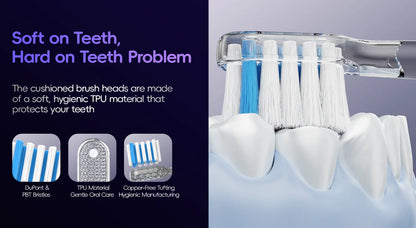 Portable Oral Irrigator & Electric Toothbrush Set for Deep Teeth Cleaning